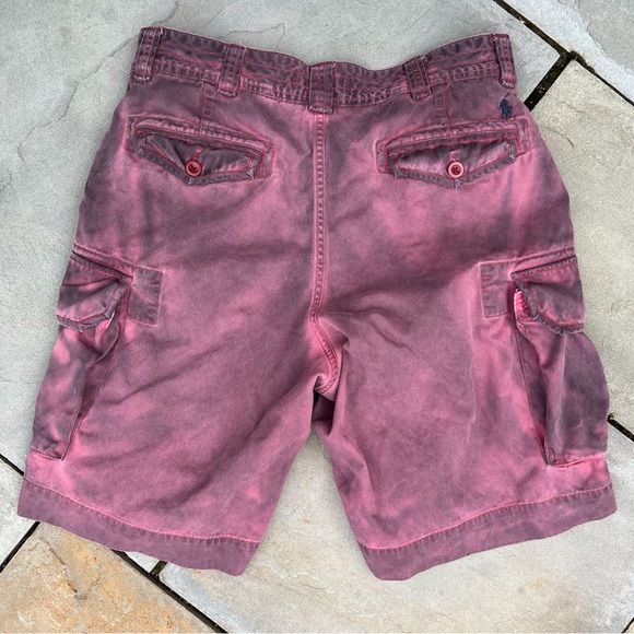 Y2K Reworked Overdyed Cargo Utility Shorts Distressed - Picture 2 of 11